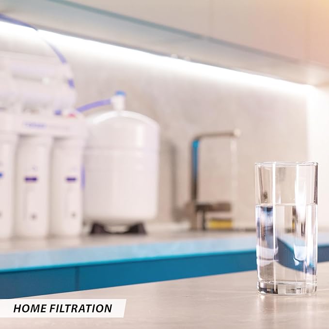 Ozmosis LP-2540 RO Reverse Osmosis Low Pressure Membrane 2.5" x 40", High Salt Rejection, Lower Energy, 150 PSI, 900 GPD Water Filtration, Premium Durability, Ideal for Commercial and Industrial Use