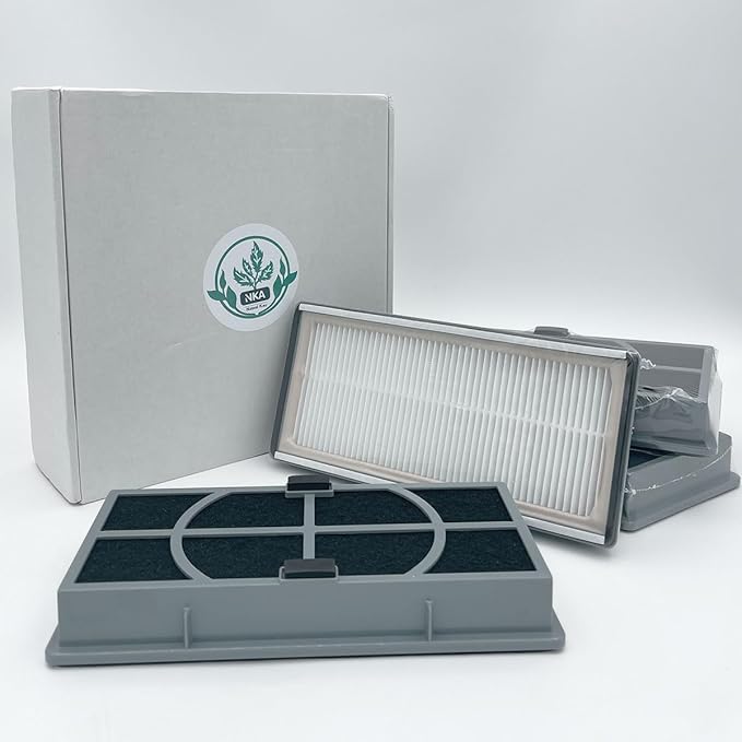 NKA A/D/H HPA060 True HEPA Odor Reduction Replacement Filters For Air Purifier Compatible with FAP-TT-ADH, HAP9243, HAP9415, HAP9423, HPA060(BWM) Filter. 4 Pack