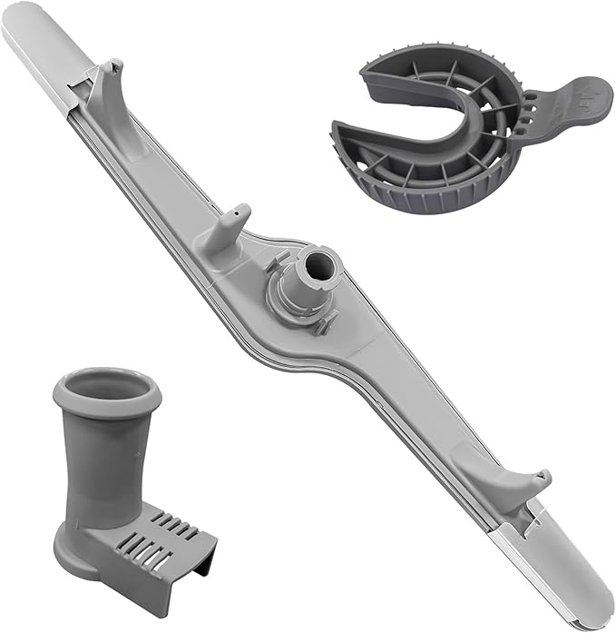 154568002 Dishwasher Lower Spray Arm -Complete with 5304518968 Support & 5304506518 Filter-Compatible with Frigidaire Electrolux Dishwasher Bottom Lower Spray Arm 154250901 154414101 5304517203