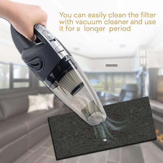 RV Premium Charcoal Activated Carbon Fiber Air Conditioner Filter - Air Duct AC Carbon Filter Replacement for RV AC Vent (2 Pack, 6" x 14")