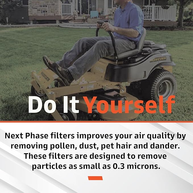 Air Filter - Pack of 1 - Replacement Set Compatible with with Dixon Mowers, Lawn Tractors, Electric Welders, Equipment - Fits O.E. 17210ZJ1842, 17210ZJ1841 - Air Filter Replacement - Baldwin PA30279