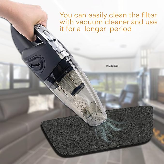 RV Premium Charcoal Activated Carbon Fiber Air Conditioner Filter - Air Duct AC Carbon Filter Replacement for RV AC Vent (4 Pack, 6" x 16")