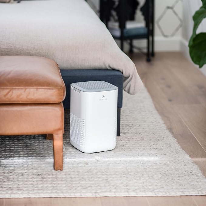 Medify MA-15 Air Purifier with True HEPA H13 Filter | 585 ft² Coverage in 1hr for Allergens, Smoke, Wildfires, Dust, Odors, Pollen, Pet Dander | Removal to 0.1 Microns | White, 2-Pack