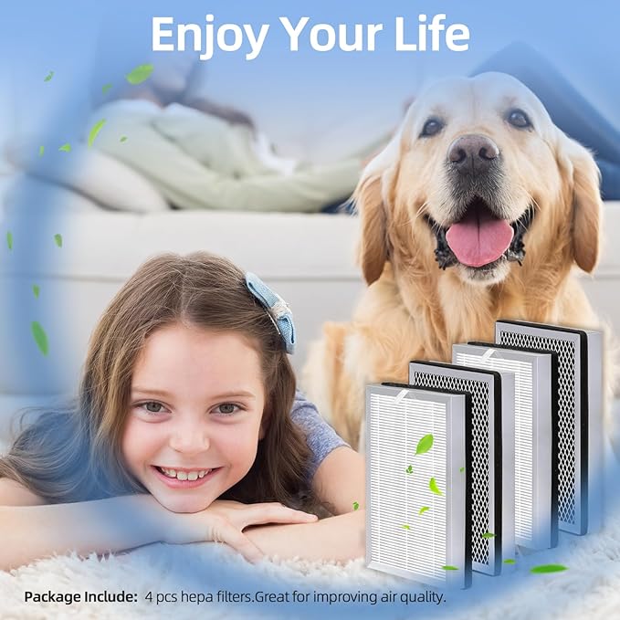 25 Replacement Filter Compatible with MA 25 Air Purifier S1/W1/B1 Medify Air Purifier Filter Replacement 3-in-1 Activated Carbon Filters 4 Pack MA-25 Replacement Filters