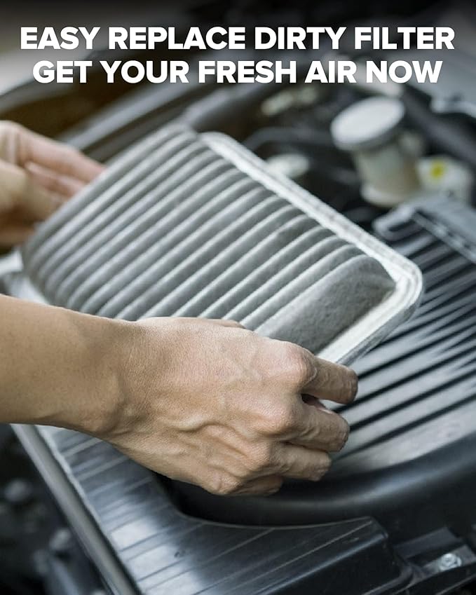 PHILTOP Engine Air Filter, EAF051 (CA10163) Replacement for Tacoma L4 (2005-2021), Improve Engine Performance