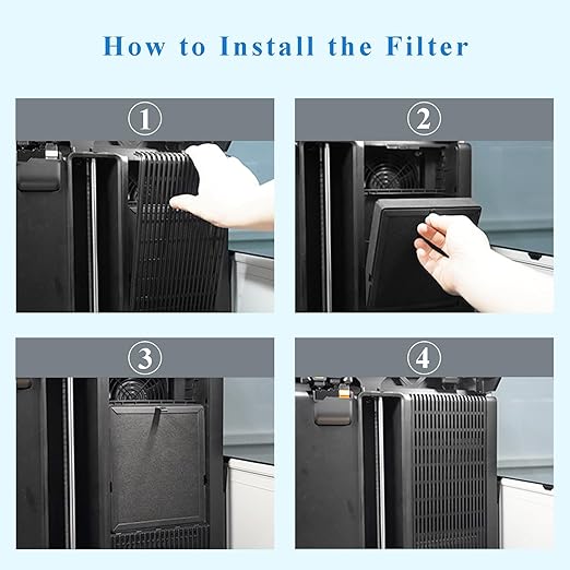 H2D Activated Carbon Air Filter, 3D Printer Activated Carbon Air Purifier Filter Replacement Accessories, for Bambu Lab H2D/H2D Laser, 1 Pack