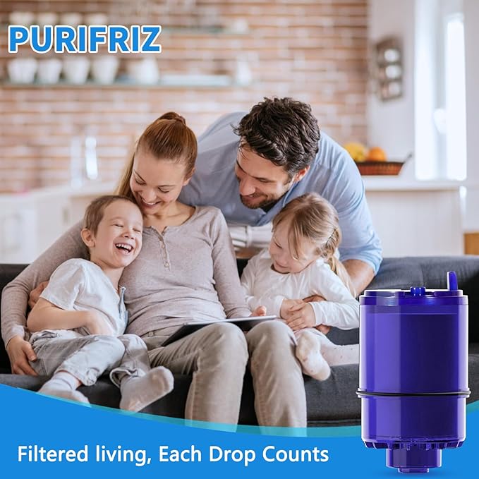 RF3375 Compatible with All Pur Faucet Water Filter, PUR PLUS FM-2500V, FM-3700, RF3375, PFM400H PFM450S PFM150W PFM350V PUR-0A1 FM2500V FM-3700 Faucet Filtration Systems,6 Month / 300 Gallon
