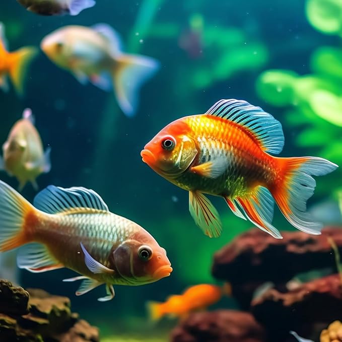 Aquarium Filter Cartridge Compatible with Tetra Whisper Bio-Bag Power Filters, Replacement Filter Cartridges for Tetra ReptoFilter Cartridges Aquariums (6 Packs, Large)