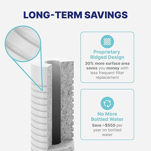 NU Aqua 7-Stage (12 Step Filtration) UV & Alkaline Under Sink Reverse Osmosis Water Filter System - 100 GPD RO Filtration & Remineralization - 100GPD Undersink - Home Kitchen Drinking Purifier