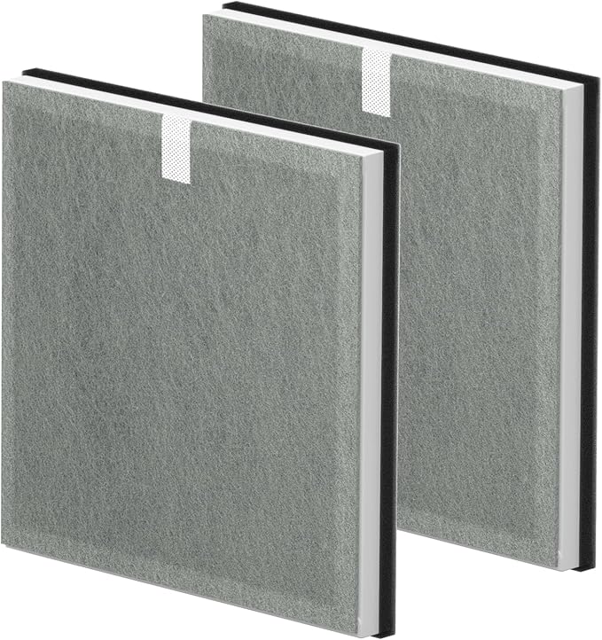2-Pack 3-in-1 Purezone Replacement Filter, Compatible with Pure Enrichment PureZone Air Purifier, H13 Grade True HEPA Filter, Part#PEAIRFIL