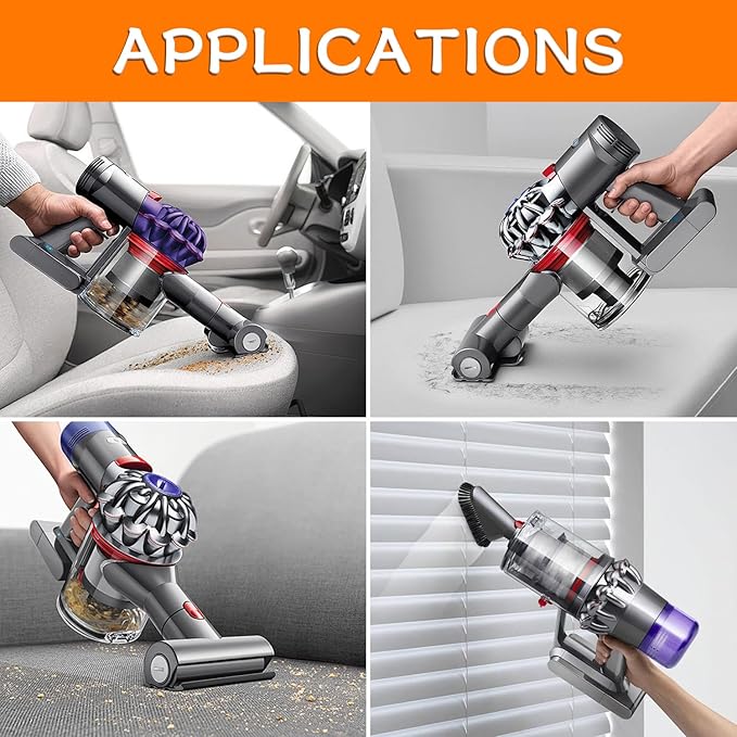 5 Pack Replacement Vacuum Filter for Dy-son V6 V7 V8 DC58 DC59 DC61 Washable Pre Filters Replacements Part 965661-01