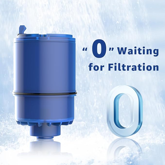 Overbest NSF Certified Water Filter, Replacement for Pur® Faucet Water Filter, Pur®PLUS Faucet Model FM-2500V, FM-3700, PFM150W, PFM350V, PFM400H, PFM450S, Pur-0A1 (Pack of 6)