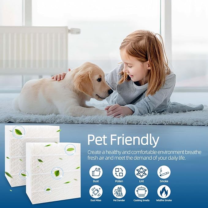 2-Pack 1043 Humidifier Filter Replacement: for Essick Air AIRCARE EP9500, EP9700, EP9800, EP9R500, EP9R800, 821000, 826000, 826800, 831000 and Bemis Space Saver 800 8000 Super Wick Humidifiers