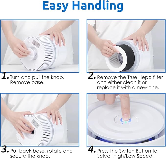 EPI810 True HEPA Replacement Filter, Compatible with KOIOS, MEGAWISE and MOOKA EPI810 Purifier