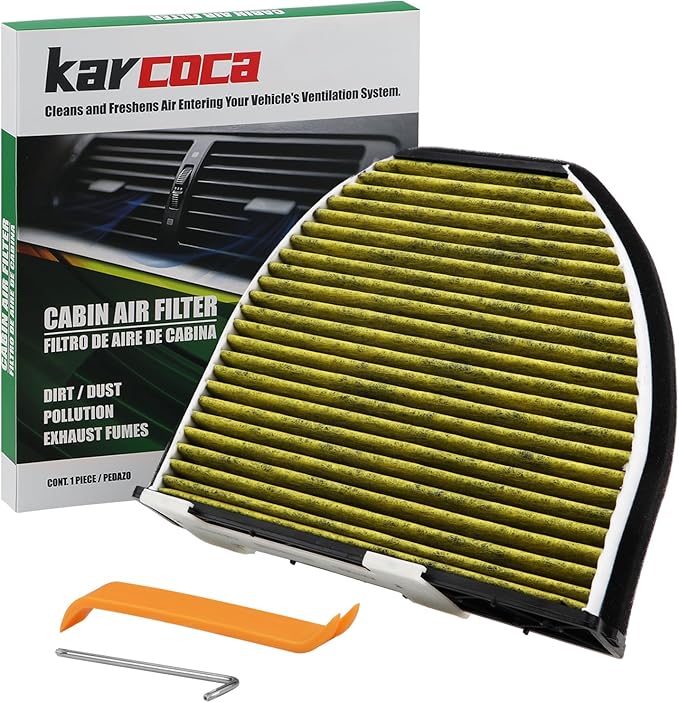 CUK29005 (CF10934) Cabin Air Filter, Replacement for AMG GT, C230, C250, C300, C350, E250, E350, E400, E550, Premium Cabin Filter with Activated Carbon, Filter Up Dust Pollen