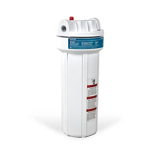 Whirlpool Under Sink Water Filtration System WHKF-DUF | Push-in Quick Connect, 1 Carbon Filter & Installation Kit Included | Reduces Chlorine Taste & Odor, Sediment