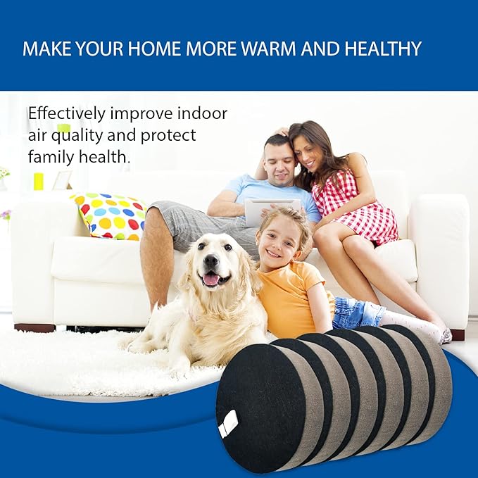 6 Pack Filter Replacement Compatible with Bissell 3070, 3080 PowerGlide Pet Slim Corded Cordless Stick Vacuum Cleaner, Washable and Reusable, Compare to Part: 1623102