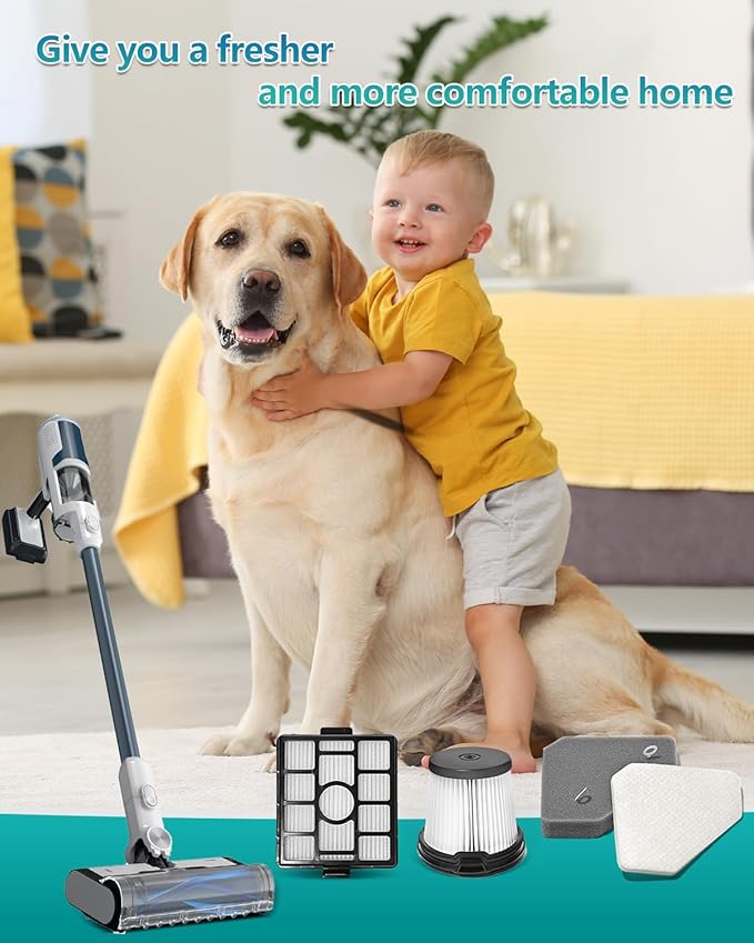 BU3523 BU3521 BU3120 HEPA Filter Replacement Compatible with Shark BU3521 Clean Lightweight Cordless Stick Cleaner, Shark BU3523 Clean and Empty Cordless Stick Vacuum, Auto Empty System (3 Pack)