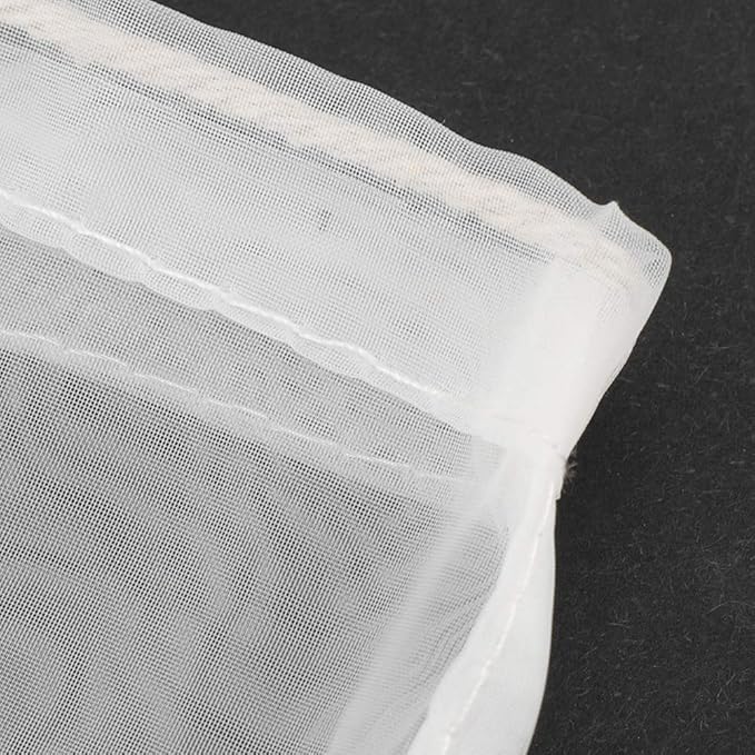 100 Mesh Food Grade Wine Filter Bag Reusable Home Brew Beer Making Extra Fine Extraction Sack Best for Straining Food Nut Milk Brewing Needs(28x45cm)