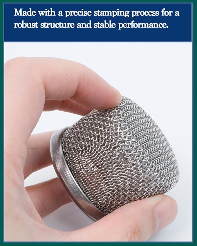 (2-Pack) 181072 1” NPT Thread Double-Layer Stainless Steel Pump Inlet Strainer Screen Filter Compatible with Graco 695, 795, 1095, 1595, 3900, 5900, 750, 1000, 1500 Airless Paint Sprayer