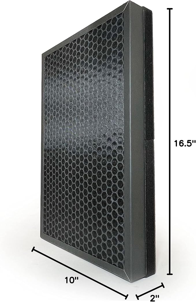 Nispira H05 3-In-1 True HEPA Filter Replacement Compatible with HIMOX Air Purifier H05, 3 Pack