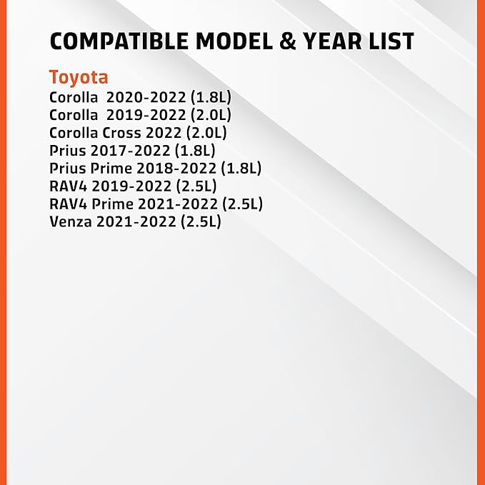 Cabin Air Filter Replacement - Pack of 1 - Made in USA - Compatible with Various Toyota CH-R, Corolla Cross, Prius and RAV4 Models - Replaces O.E. 87139YZZ83