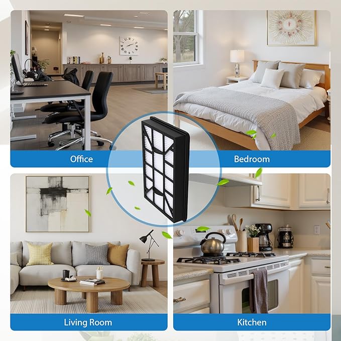 EF-12 HEPA Media Vacuum Cleaner Exhaust Air Filter Compatible with Kenmore 62731 52731 Canister Vacuum 81615 81614 BC4026, Part# 591021101