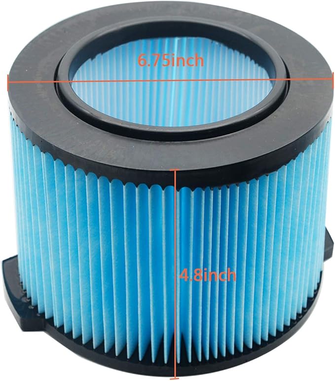 EZ SPARES Replacement for Ridgid VF3500,Wet Dry Shop Vac Filter Hepa,3-Layer Filter for Ridgid WD3050 WD4070 WD4522 Attachment,Fine Dust and Dirt,(Degerming Blue)