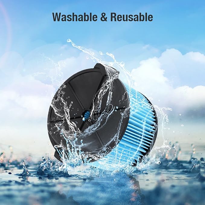 VF3500 Replacement Filter for Shop Vacuum 3-4.5 Gallon Wet Dry Vacuums, 3-Layer Filters for Ridgid WD4050, WD3050, WD4080, WD4522, 4000RV, 4500RV 2 Pack