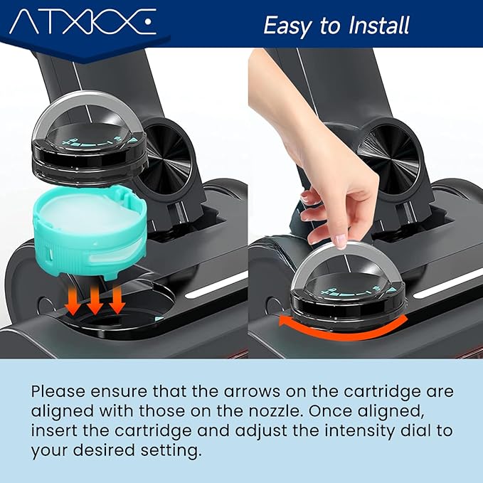 Replacement Fit for Shark Odor Neutralizer Cartridge Air Purifier, Compatible with Shark Air Purifier HP302 ZU102 LA702 AZ3002 HZ3002 IZ862H IZ562H ZD550 Stratos Upright Vacuum 1541FC3000,6 Pack