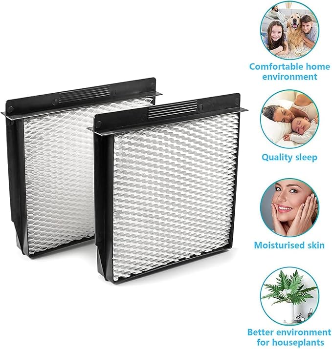 1040 Super Wick Humidifier Filter Replacement for Aircare Essick Air Humidifier B40 B40-C 3D6-100 5D6-700 7D6-100 B23-710 B23-810 D46-720 MA-0300 MA-0500 TD6-710 E27-000 CM330-2 Pack