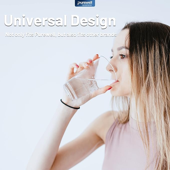 Purewell FL-2 White 5-Stage Fluoride Purification Elements, Replacement for Berkey® PF-2® Fluoride Filters, Berkey® Gravity Filtration System and Purewell System (2 Pack, K Series)