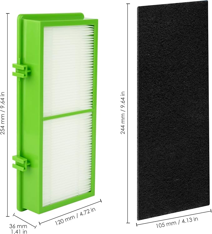 (15 Pack) AER1 Filter 5 HEPA Filters + 10 Carbon Booster Filters Compatible with Holmes AER1 Type Total Air Filter HAPF300AH True HEPA Filter, Replacement HEPA Filter Accessories