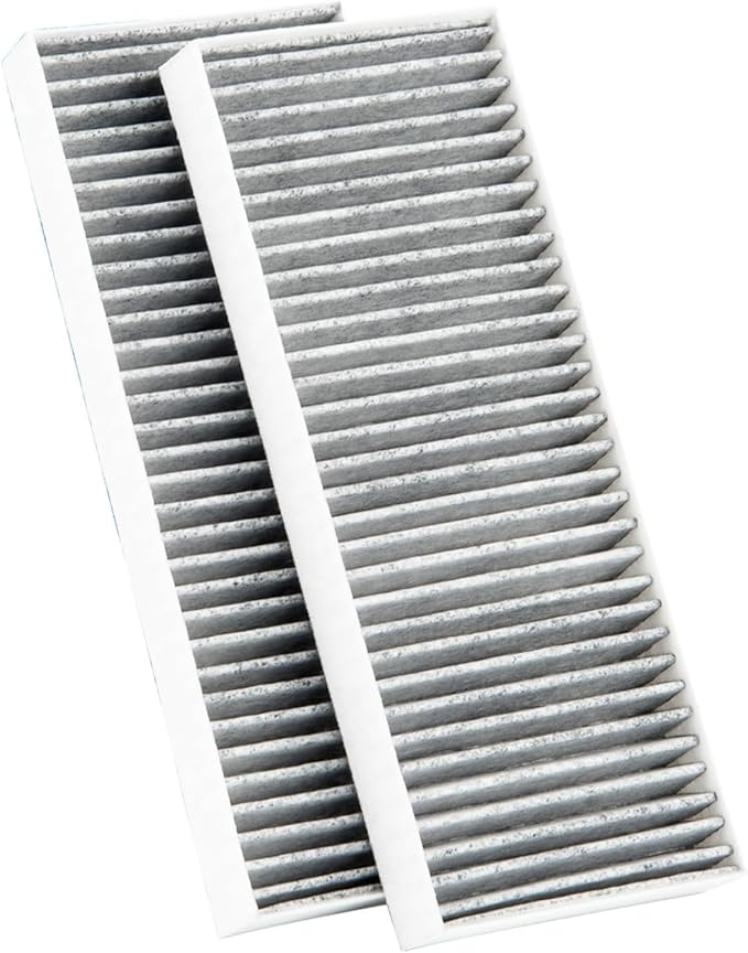 KAX Cabin Air Filter, CF10553 Replacement for Frontier 2015-2019, Pathfinder 2005-2012, Xterra 2005-2015, w/Activated Carbon Passenger Compartment Air Filter, Pack of 2