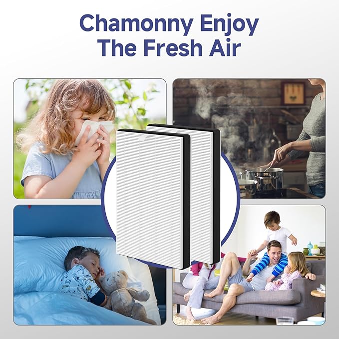 4 Pack F2 A2 True HEPA Replacement Filter Compatible with 3M Filtrete Room Purifier Models FAP-C02WA-G2 FAP-C03BA-G2 FAP-T03BA-G2 FAP-SCO2N FAP-CO2-A2 FAP-CO3-A2 FAP-TO3-A2