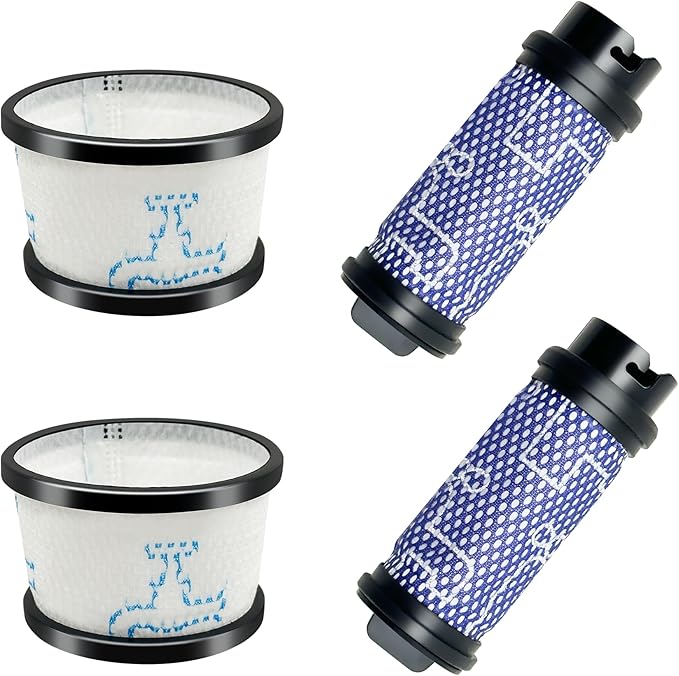 Smilefil Primary Filter and Secondary Filter Replacement Filter Kit Accessories Compatible with Inse N5 S6 S6P S600 Cordless Vacuum Cleaner