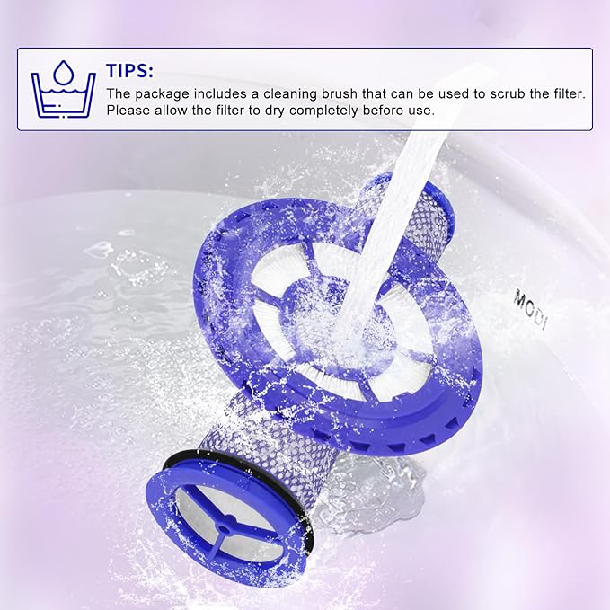 Filter Kit Compatible with Dyson UP13, Ball Animal 3, DC65, DC41, DC66, UP20, and Ball Animal 2 Vacuums – 3 Post Filters & 3 Pre Filters Replaces Parts #920769-01 & 920640-01