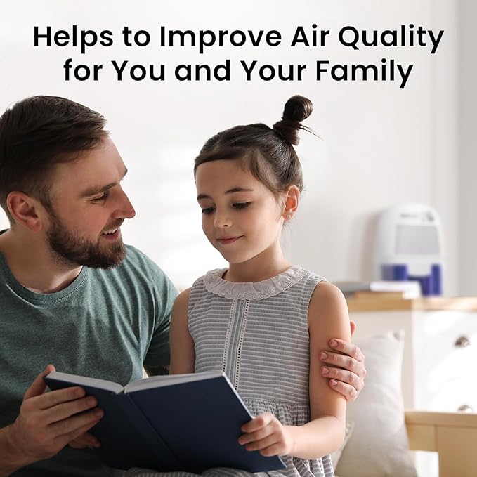 Pro Breeze Electric Mini Dehumidifier for Home (215 sq.ft) 16oz Capacity, Energy Efficient, No Noise, Compact and Portable for High Humidity in Kitchen, Bedroom, Bathroom, Basement, RV, Office, Garage