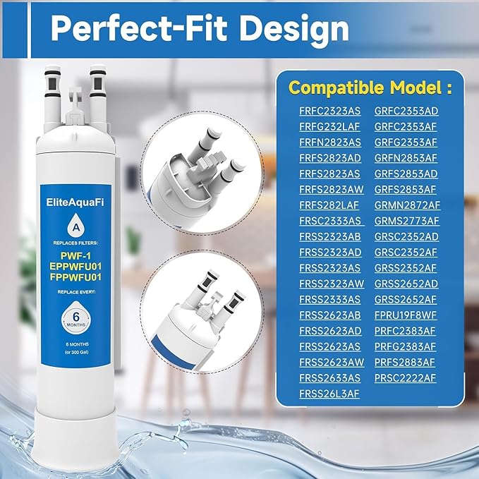 FPPWFU01 Compatible with Frigidaire FPPWFU01 PurePour PWF-1 EPPWFU01(3 Pcs)