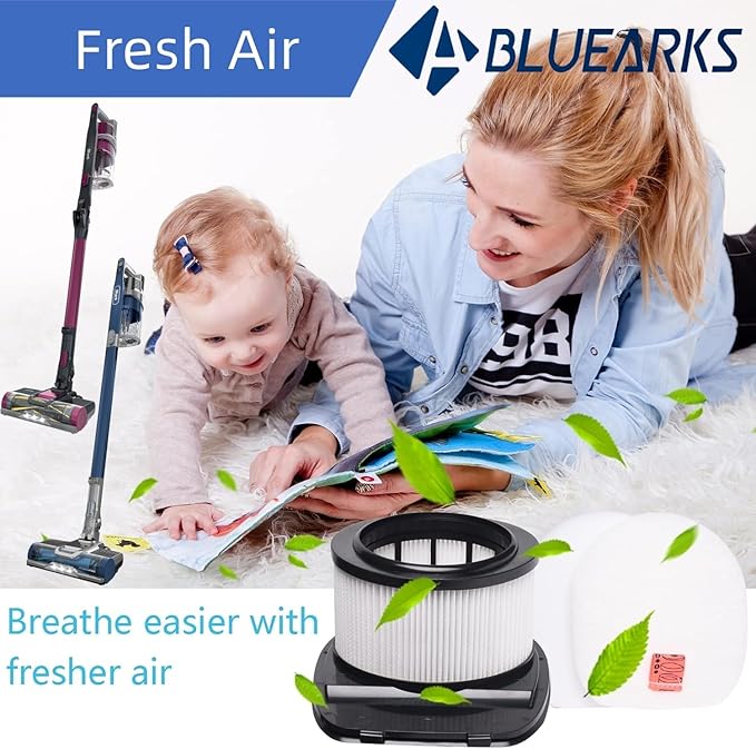 IZ361H Filter Patr,Replacement for Shark Rocket Pet Pro IZ162H, IZ361H, IZ362H, IZ363HT, IZ440H, IZ441H, IZ462H, Cordless Stick Upright Vacuum Cleaner, Compare to Part XHF161H & 617FJ140