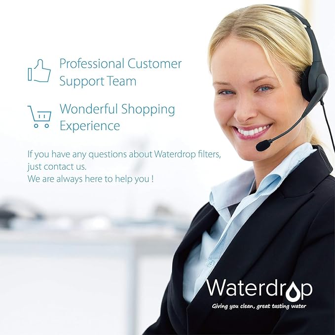 Waterdrop WHR-140 Shower Filter Replacement for Culligan® WHR-140, WSH-C125, ISH-100, HSH-C135, Shower Head Water Filter, with Advanced KDF Filtration Material, Pack of 3