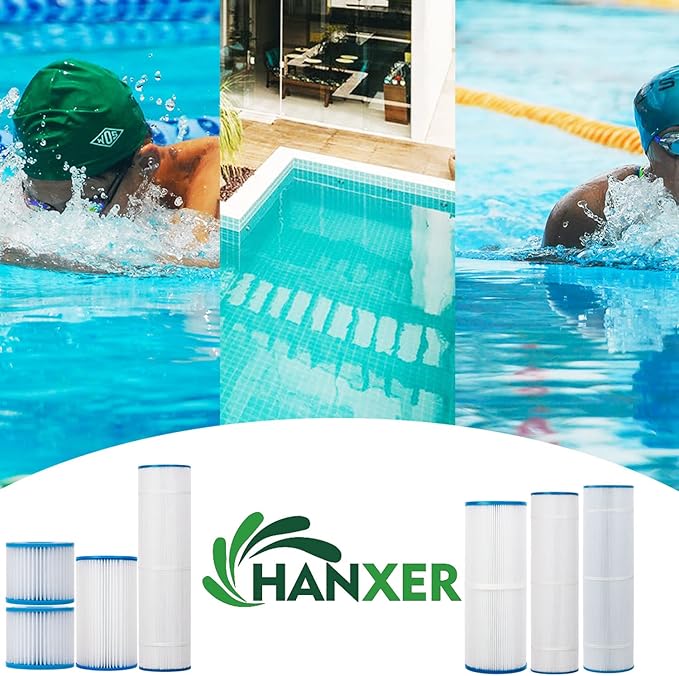 Swimming Pool Filter Replaces for C-8410, Filbur FC-0821, Jandy CS100, R0462200, PJANCS100, Ultral-B2, Porpoise PP-B6, 81007, 100 Sq.Ft Premium Filter Cartridge, 2 Pack