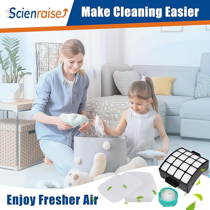 AZ3002 Filter for Shark AZ3000 Odor Neutralizer for Shark AZ3002 Stratos DuoClean PowerFins Upright Vacuum Replacement Parts# XHFAZ3000 & XFFKAZ3000 & 1541FC3000