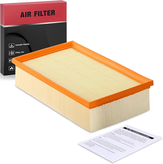 BDFHYK CA11876 Engine Air Filter Compatible with Audi A3, A3 Quattro, Q3, S3, TT Quattro & Volkswagen Arteon, Golf, GTI, Jetta, Tiguan, 2015-2023, Replace# 5Q0129620D