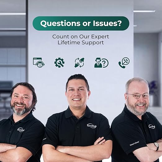 iSpring CKC1-PB 2.5" x 10" Countertop Water Filter, SGS-Tested, Reduces Lead, Chlorine, Odors. THMs, 7000 Gallons, Up to 12 Months, Easy Installation, White (1 Filter Included)