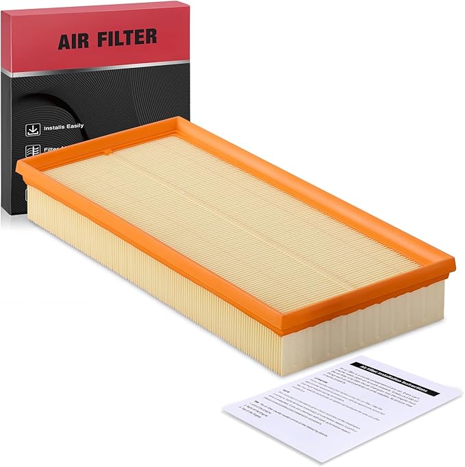 BDFHYK CA11062 Engine Air Filter Compatible with Land Rover Discovery, LR4, Range Rover, Range Rover Sport, 2010-2022, Flexible Panel, Replace# AH429610AA