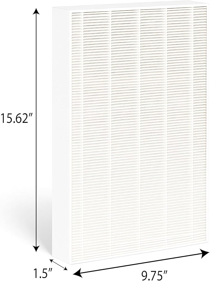 Nispira KC850U KC-850U H13 HEPA Filter Replacement for Sharp Air Purifier KC-850U Part FZ-C100HFU, 4 Packs