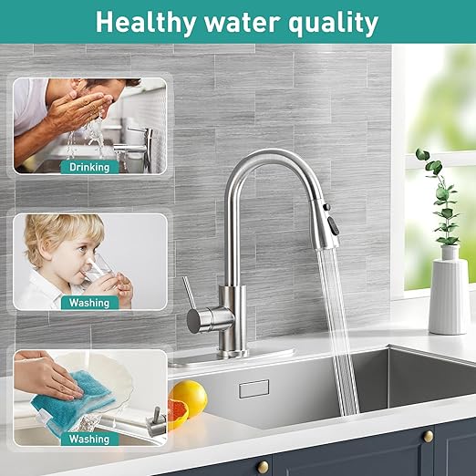 Under Sink Water Filter, NSF/ANSI 42&53 Certified, 1 Years or 10000 Gallons Ultra, Removes Heavy Metals, Chlorine,Bad Taste & Odor, Direct Connect Undersink Water Filtration System, USA Tech