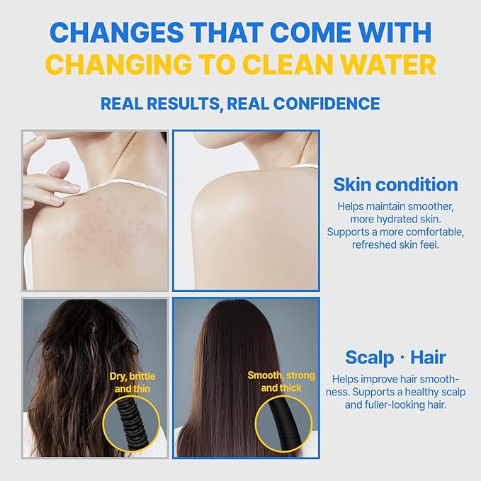 Showerhead Replacement Filters Inspired By Korea's Beauty Culture | Pure Carbon Filters (5 Filters) – Compatible with Atojet AJ8200MC (AJ8200MC-FLT-5PC)