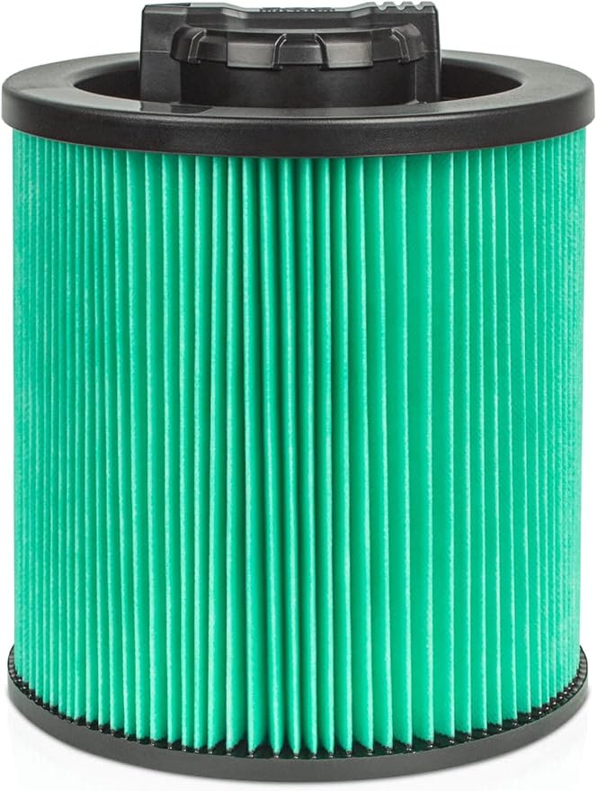 DXVC6914 HEPA High Efficiency Filter Fit for Regular 6-16 Gallon Wet/Dry Vacuums. Compatible with Dewalt DXV06P DXV09P DXV09PA DXV10P DXV10PL DXV10S DXV10SA DXV10SB DXV12P DXV14P DXV16P